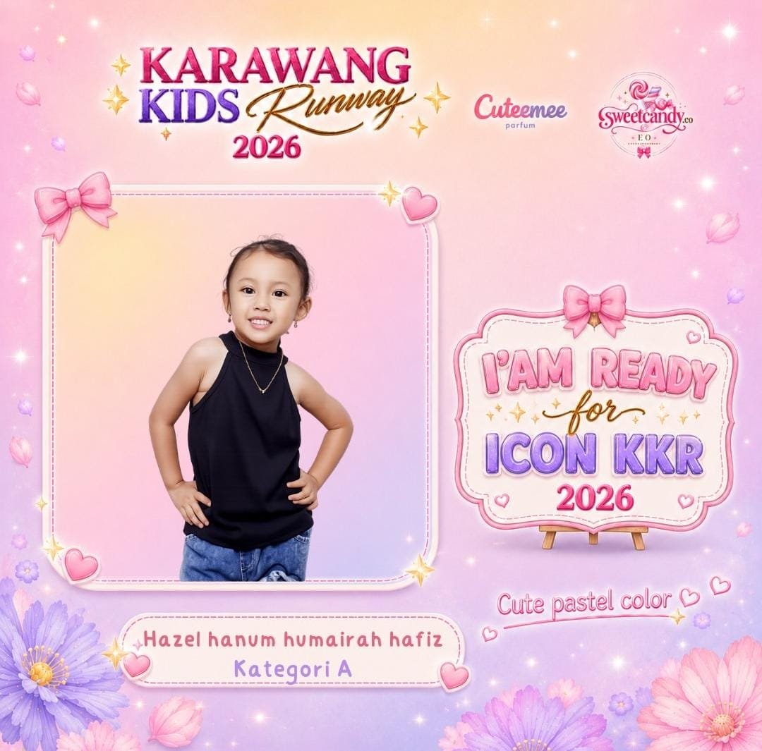 Icon Karawang Kids Runway 2026 Jadi Panggung Generasi Cilik Berprestasi, Voting Digital Dipercayakan kepada Kreen