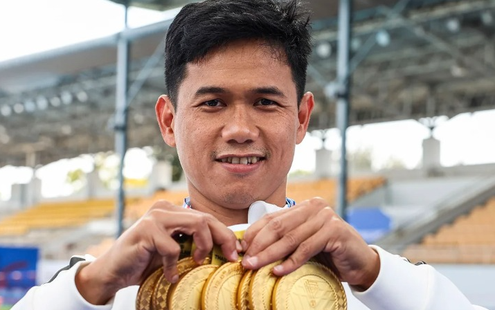 Jendi Pangabean Borong 7 Emas di ASEAN Para Games 2025