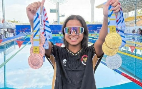 Siti Aisyah, 15 Tahun, Raih 2 Emas ASEAN Para Games dan Punya Mimpi Umrahkan Orang Tua