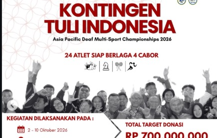 24 Atlet Tuli Indonesia Galang Dana Rp700 Juta untuk Bertanding 