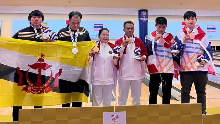 Martha Susanty dan Sahrul Andriansyah, Duet Emas Para Bowling Indonesia di ASEAN Para Games 2025