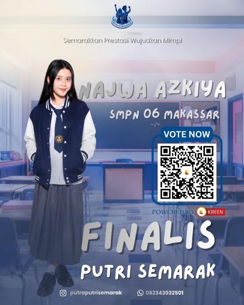 Pemilihan Putra Putri Semarak Favorit 2026 Jadi Wadah Pelajar Berprestasi, Kreen Indonesia Dukung Voting Digital