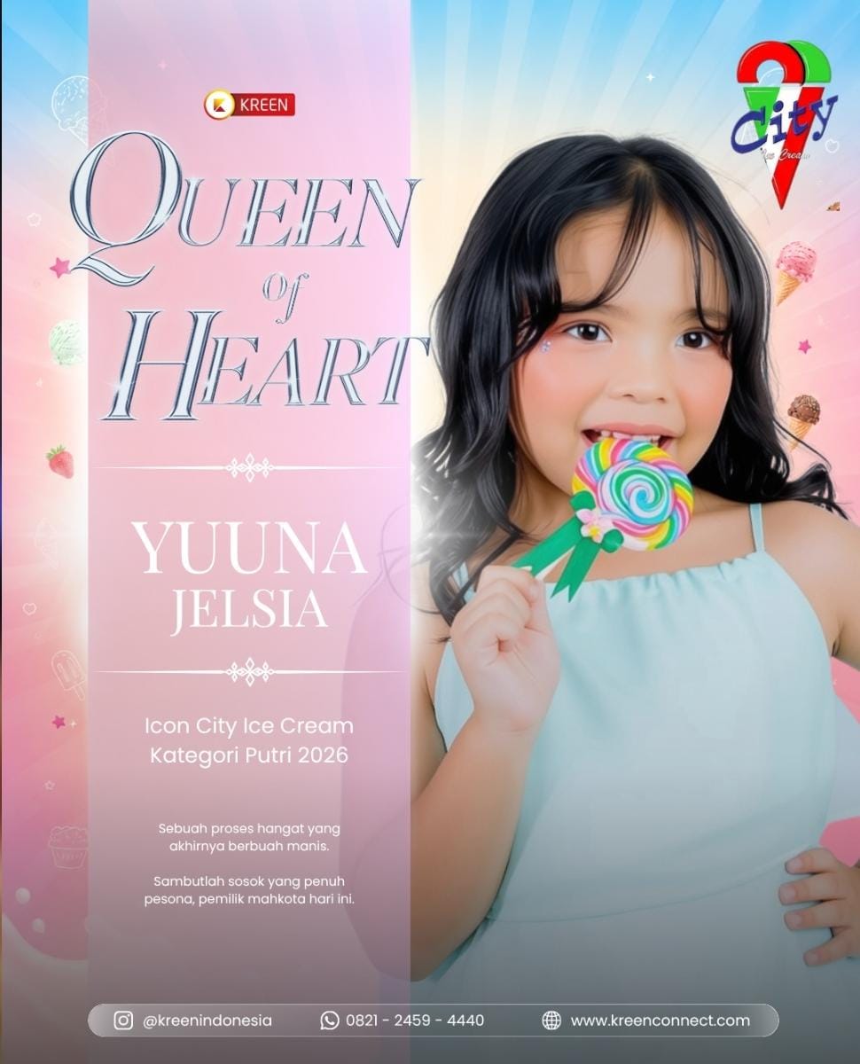 Icon City Ice Cream 2026 Jadi Panggung Talenta Anak, Bersama Voting Digital Favorit: Kreen Indonesia