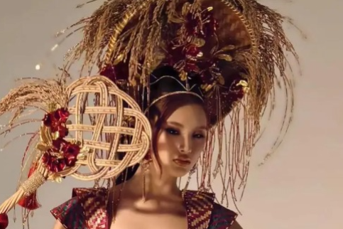 National Costume Angela Lillo, Angkat Budaya Agraris