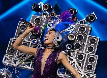 Dilza Salsabila Bawa Dangdut di National Costume MGI 2026