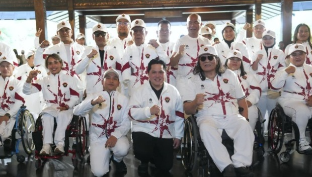 NPC Indonesia Kukuhkan Kontingen Asian Para Games 2026, Target 7 Emas