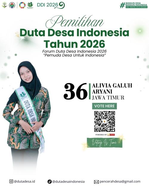 Dari Desa untuk Indonesia, Mendorong Aksi Nyata Generasi Muda; Pemilihan Duta Desa Indonesia Favorit 2026 Bersama Kreen Indonesia